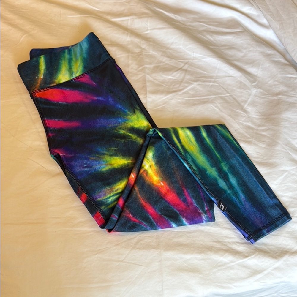 Vibrant Tie-Dye Terez Leggings